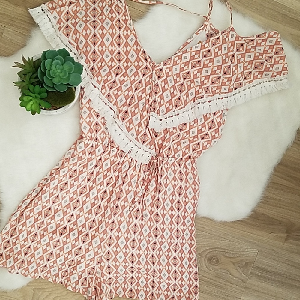 Takara Fringe Trim Romper
